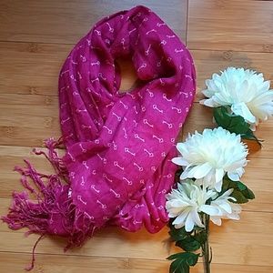 Old Navy pink scarf